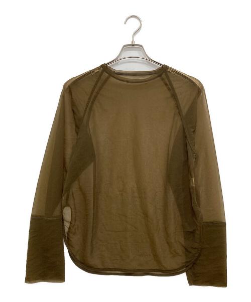 TODAYFUL（トゥデイフル）TODAYFUL (トゥデイフル) シアークルーネックプルオーバー ブラウン サイズ:FREEの古着・服飾アイテム