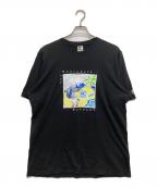 SUPREME×THE NORTH FACEシュプリーム×ザ ノース フェイス）の古着「SketchS/S Top/プリントTシャツ」｜ブラック