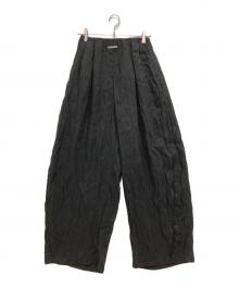 PRANK PROJECT（プランクプロジェクト）の古着「Satin Gathered Balloon Pants」｜ブラック