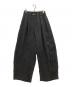 PRANK PROJECT（プランクプロジェクト）の古着「Satin Gathered Balloon Pants」｜ブラック