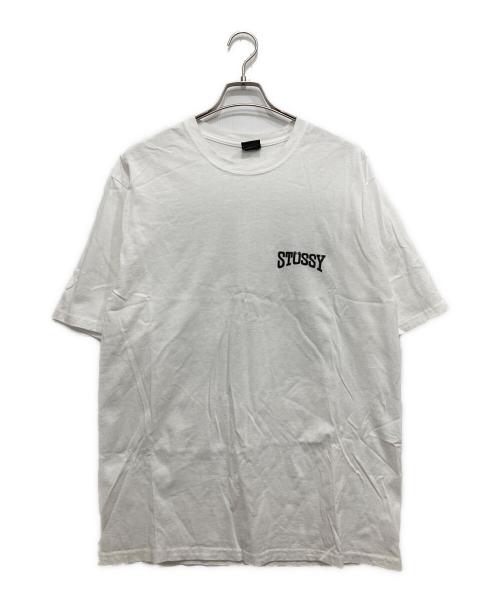 stussy（ステューシー）stussy (ステューシー) Tough Trend Tee/プリントTシャツ ホワイト サイズ:Mの古着・服飾アイテム