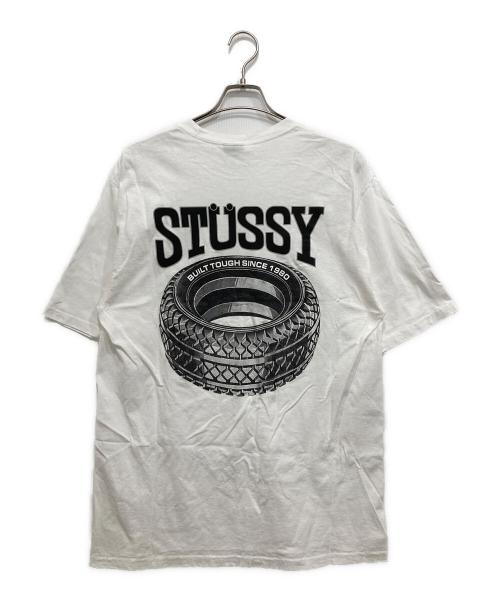 stussy（ステューシー）stussy (ステューシー) Tough Trend Tee/プリントTシャツ ホワイト サイズ:Mの古着・服飾アイテム