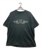 HARLEY-DAVIDSONハーレーダビッドソン）の古着「00’S両面プリントTシャツ」｜ブラック