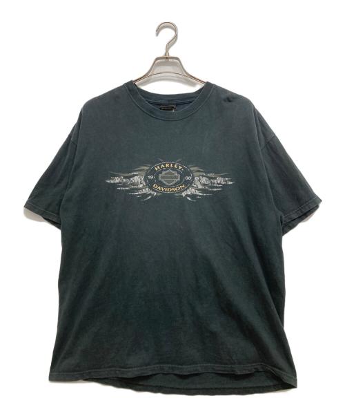 HARLEY-DAVIDSON（ハーレーダビッドソン）HARLEY-DAVIDSON (ハーレーダビッドソン) 00’S両面プリントTシャツ ブラック サイズ:XLの古着・服飾アイテム