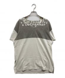 MARTIN MARGIELA（マルタン・マルジェラ）の古着「エイズTシャツ」｜ホワイト×グレー