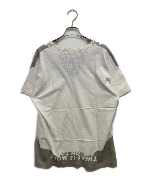 MARTIN MARGIELA（マルタン・マルジェラ）MARTIN MARGIELA (マルタン・マルジェラ) エイズTシャツ ホワイト×グレー サイズ:不明の古着・服飾アイテム
