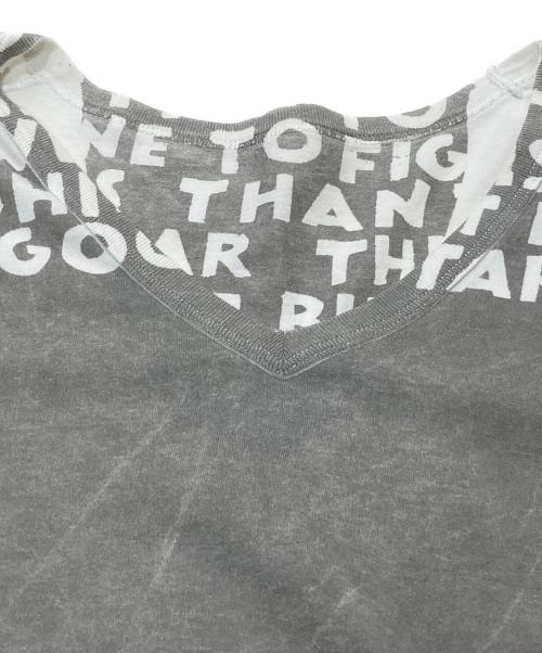 MARTIN MARGIELA（マルタン・マルジェラ）MARTIN MARGIELA (マルタン・マルジェラ) エイズTシャツ ホワイト×グレー サイズ:不明の古着・服飾アイテム