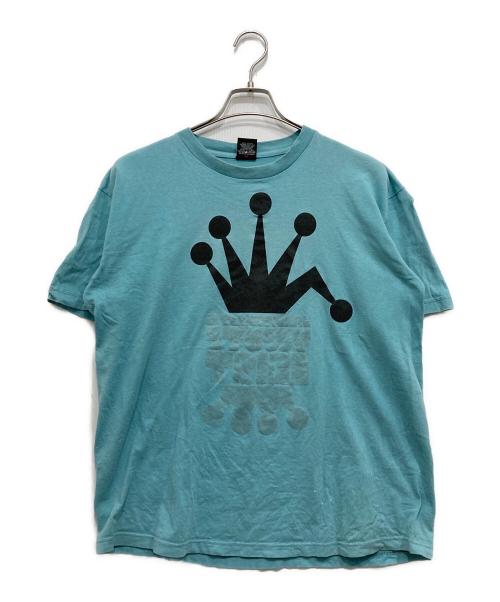 stussy（ステューシー）stussy (ステューシー) 00’sクラウンTシャツ スカイブルー サイズ:Lの古着・服飾アイテム
