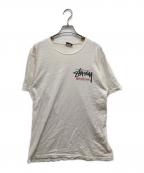 stussyステューシー）の古着「ロゴTシャツ」｜ホワイト