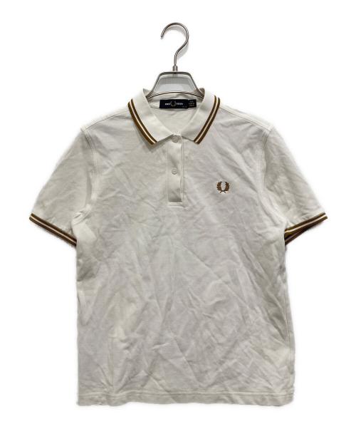 FRED PERRY（フレッドペリー）FRED PERRY (フレッドペリー) ポロシャツ ホワイト サイズ:UK10の古着・服飾アイテム