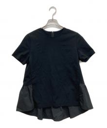 23区（ニジュウサンク）の古着「ペプラムカットソー」｜ブラック
