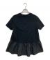 23区 (ニジュウサンク) ペプラムカットソー ブラック サイズ:SIZE38：4000円