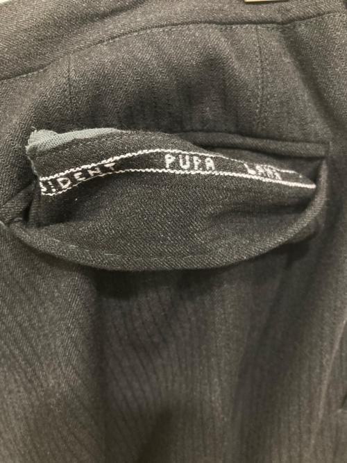 VINTAGE（ヴィンテージ）VINTAGE (ヴィンテージ) 2タックウールギャバスラックス ブラック サイズ:不明の古着・服飾アイテム
