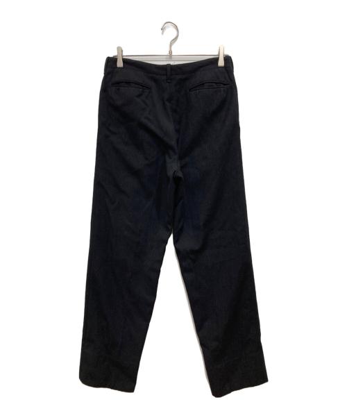 COMME des GARCONS HOMME PLUS（コムデギャルソンオムプリュス）COMME des GARCONS HOMME PLUS (コムデギャルソンオムプリュス) ウールギャバテーパードスラックス ブラック サイズ:不明の古着・服飾アイテム