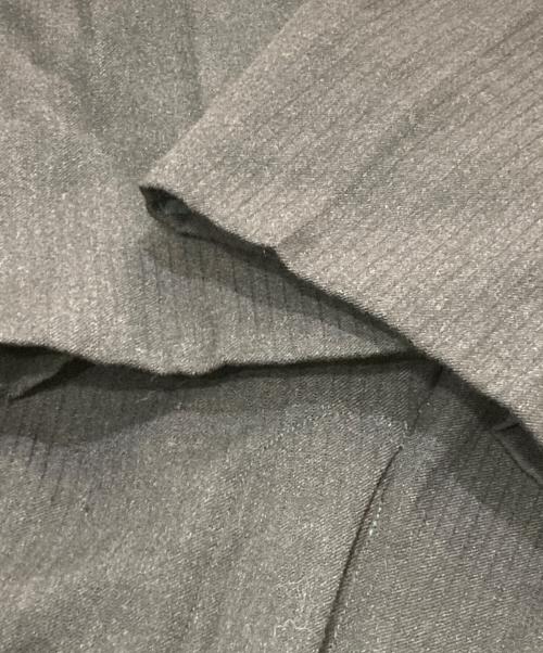 COMME des GARCONS HOMME PLUS（コムデギャルソンオムプリュス）COMME des GARCONS HOMME PLUS (コムデギャルソンオムプリュス) ウールギャバテーパードスラックス ブラック サイズ:不明の古着・服飾アイテム