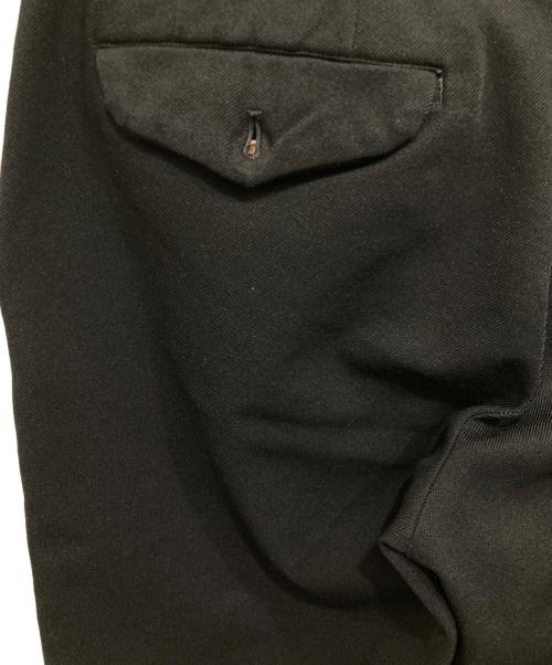 COMME des GARCONS HOMME PLUS（コムデギャルソンオムプリュス）COMME des GARCONS HOMME PLUS (コムデギャルソンオムプリュス) ウールギャバテーパードスラックス ブラック サイズ:不明の古着・服飾アイテム