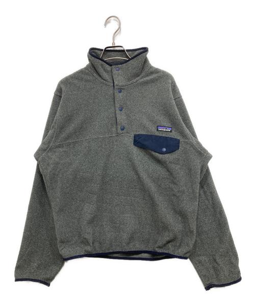 Patagonia（パタゴニア）Patagonia (パタゴニア) ライトウェイトシンチラスナップT/フリースジャケット グレー サイズ:XSの古着・服飾アイテム
