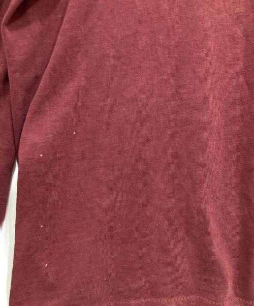 stussy（ステューシー）stussy (ステューシー) 80’S両面オーバルロゴロングスリーブカットソー ボルドー サイズ:Lの古着・服飾アイテム
