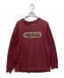 stussy（ステューシー）の古着「80’S両面オーバルロゴロングスリーブカットソー」｜ボルドー