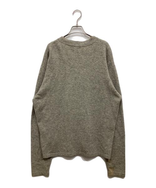 Calvin Klein（カルバンクライン）Calvin Klein (カルバンクライン) ジップカーディガン グレー サイズ:Lの古着・服飾アイテム
