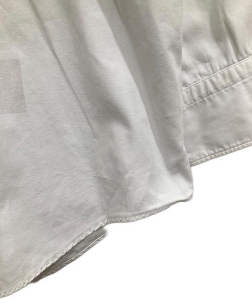 COMME des GARCONS HOMME（コムデギャルソン オム）COMME des GARCONS HOMME (コムデギャルソン オム) プリーツフライフロントシャツ ホワイト サイズ:不明の古着・服飾アイテム