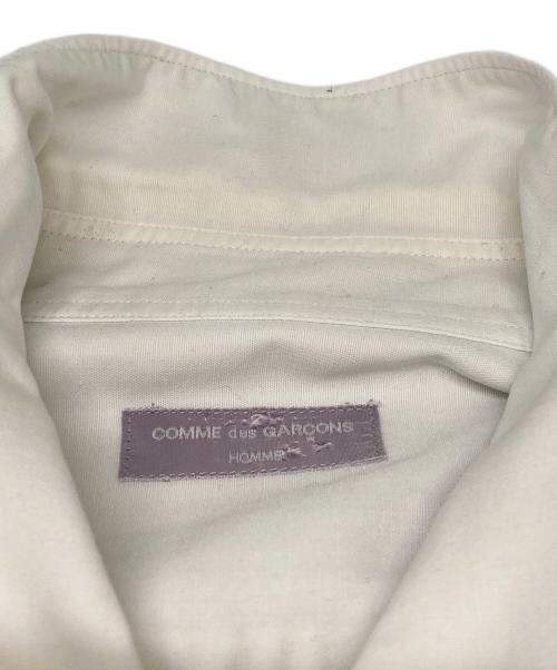COMME des GARCONS HOMME（コムデギャルソン オム）COMME des GARCONS HOMME (コムデギャルソン オム) プリーツフライフロントシャツ ホワイト サイズ:不明の古着・服飾アイテム