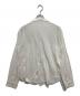 HELMUT LANG (ヘルムートラング) プリーツ切替シャツ ホワイト サイズ:M：7000円