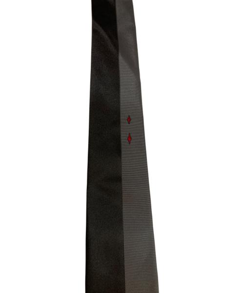 YOHJI YAMAMOTO（ヨウジヤマモト）YOHJI YAMAMOTO (ヨウジヤマモト) バイカラーネクタイ グレー×ブラック サイズ:-の古着・服飾アイテム