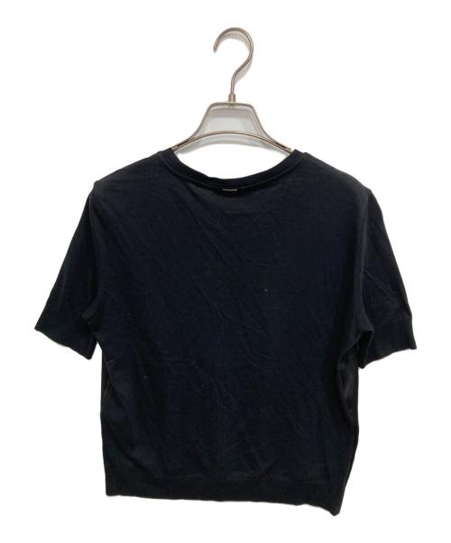HERNO（ヘルノ）HERNO (ヘルノ) ニット切替カットソー ブラック サイズ:38の古着・服飾アイテム