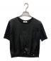 HERNO（ヘルノ）の古着「ニット切替カットソー」｜ブラック