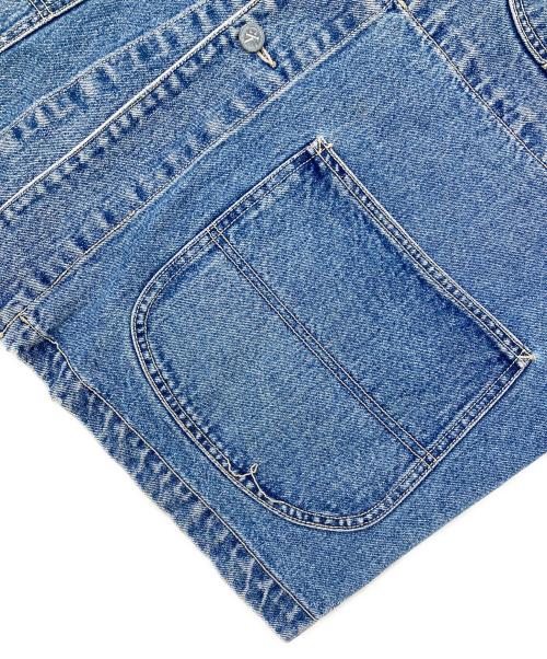 Calvin Klein Jeans（カルバンクラインジーンズ）Calvin Klein Jeans (カルバンクラインジーンズ) デニムカバーオール インディゴ サイズ:Lの古着・服飾アイテム