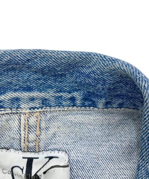 Calvin Klein Jeans（カルバンクラインジーンズ）Calvin Klein Jeans (カルバンクラインジーンズ) デニムカバーオール インディゴ サイズ:Lの古着・服飾アイテム