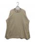 DESCENTE ALLTERRAIN（デザイント オルテライン）の古着「ストレッチツイルロングスリーブTシャツ/長袖カットソー」｜ベージュ