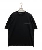 DESCENTE ALLTERRAINデザイント オルテライン）の古着「サーマルハーフスリーブTシャツ/半袖カットソー」｜ブラック