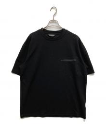 DESCENTE ALLTERRAIN（デザイント オルテライン）の古着「サーマルハーフスリーブTシャツ/半袖カットソー」｜ブラック