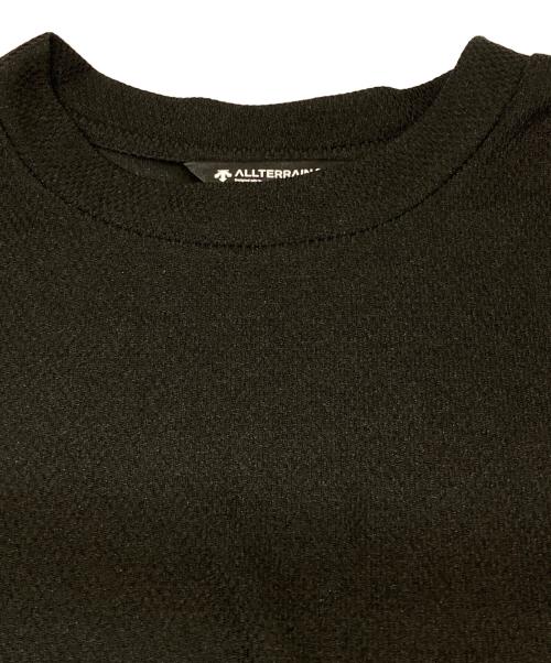 DESCENTE ALLTERRAIN（デザイント オルテライン）Descente ALLTERRAIN (デザイント オルテライン) サーマルハーフスリーブTシャツ/半袖カットソー ブラック サイズ:Oの古着・服飾アイテム
