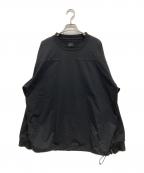 DAIWA PIER39ダイワ ピア39）の古着「Tech Drawstring Tee L/S/長袖カットソー」｜ブラック
