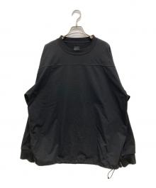 DAIWA PIER39（ダイワ ピア39）の古着「Tech Drawstring Tee L/S/長袖カットソー」｜ブラック