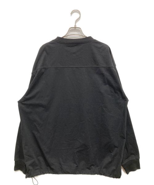 DAIWA PIER39（ダイワ ピア39）DAIWA PIER39 (ダイワ ピア39) Tech Drawstring Tee L/S/長袖カットソー ブラック サイズ:Lの古着・服飾アイテム