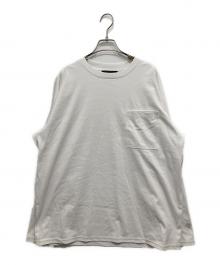 DESCENTE ALLTERRAIN（デザイント オルテライン）の古着「シームレスロングスリーブTシャツ」｜ホワイト