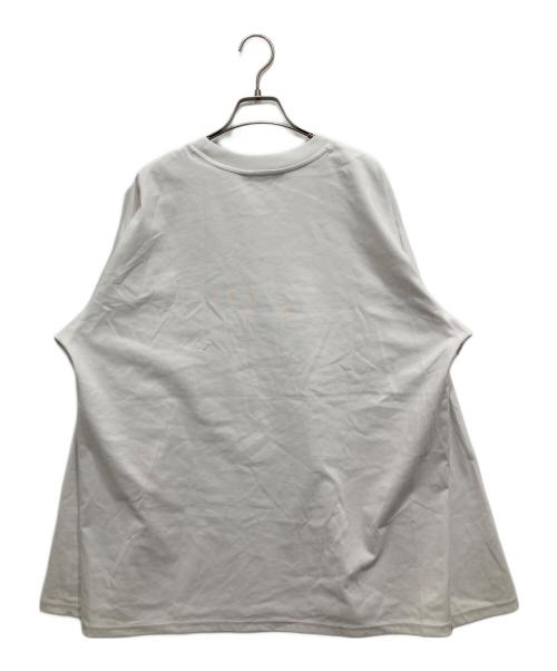 DESCENTE ALLTERRAIN（デザイント オルテライン）DESCENTE ALLTERRAIN (デザイント オルテライン) シームレスロングスリーブTシャツ ホワイト サイズ:SIZEX０の古着・服飾アイテム