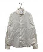 finamore×BARNEYS NEWYORKフィナモレ×バーニーズ・ニューヨーク）の古着「別注長袖シャツ」｜ホワイト