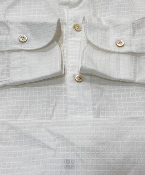 finamore（フィナモレ）finamore (フィナモレ) BARNEYS NEWYORK (バーニーズ・ニューヨーク) 別注長袖シャツ ホワイト サイズ:XLの古着・服飾アイテム