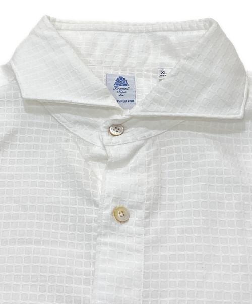 finamore（フィナモレ）finamore (フィナモレ) BARNEYS NEWYORK (バーニーズ・ニューヨーク) 別注長袖シャツ ホワイト サイズ:XLの古着・服飾アイテム