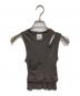 HYKE（ハイク）の古着「DOUBLE SHOULDER TANK TOP/ノースリーブカットソー」｜グレー