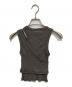 HYKE (ハイク) DOUBLE SHOULDER TANK TOP/ノースリーブカットソー グレー サイズ:free：6000円