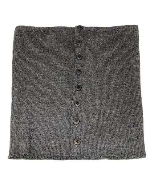 AURALEE（オーラリー）AURALEE (オーラリー) SUPER FINE WOOL HIGH GAUGE RIB KNIT BANDEAU TOP/ベアニットトップ グレー サイズ:Freeの古着・服飾アイテム
