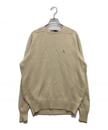 POLO RALPH LAUREN（ポロ・ラルフローレン）の古着「コットンニット」｜ホワイト