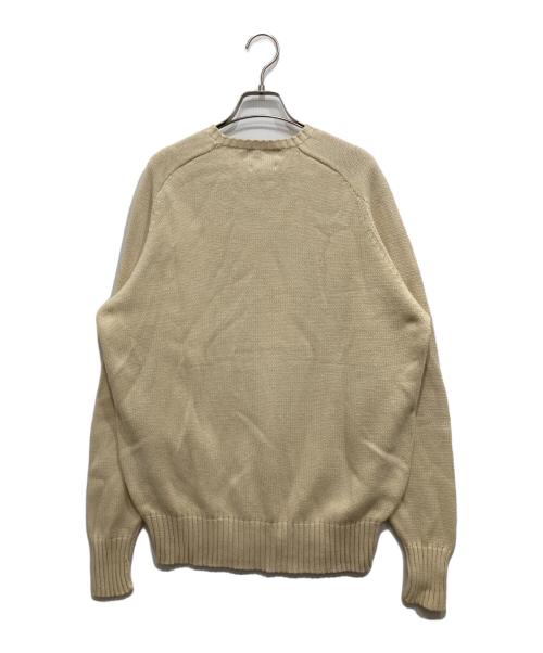 POLO RALPH LAUREN（ポロ・ラルフローレン）POLO RALPH LAUREN (ポロ・ラルフローレン) コットンニット ホワイト サイズ:Lの古着・服飾アイテム