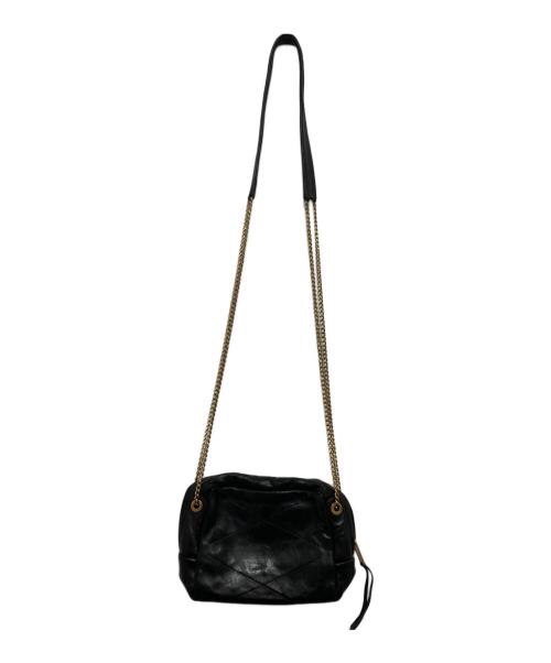 LANVIN（ランバン）LANVIN (ランバン) チェーンショルダーレザースタッズバッグ ブラックの古着・服飾アイテム